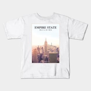 Empire State Building Kids T-Shirt